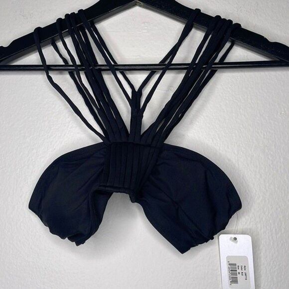 L*Space St Tropez Bikini Top Black Womens Size XS - Picture 4 of 8
